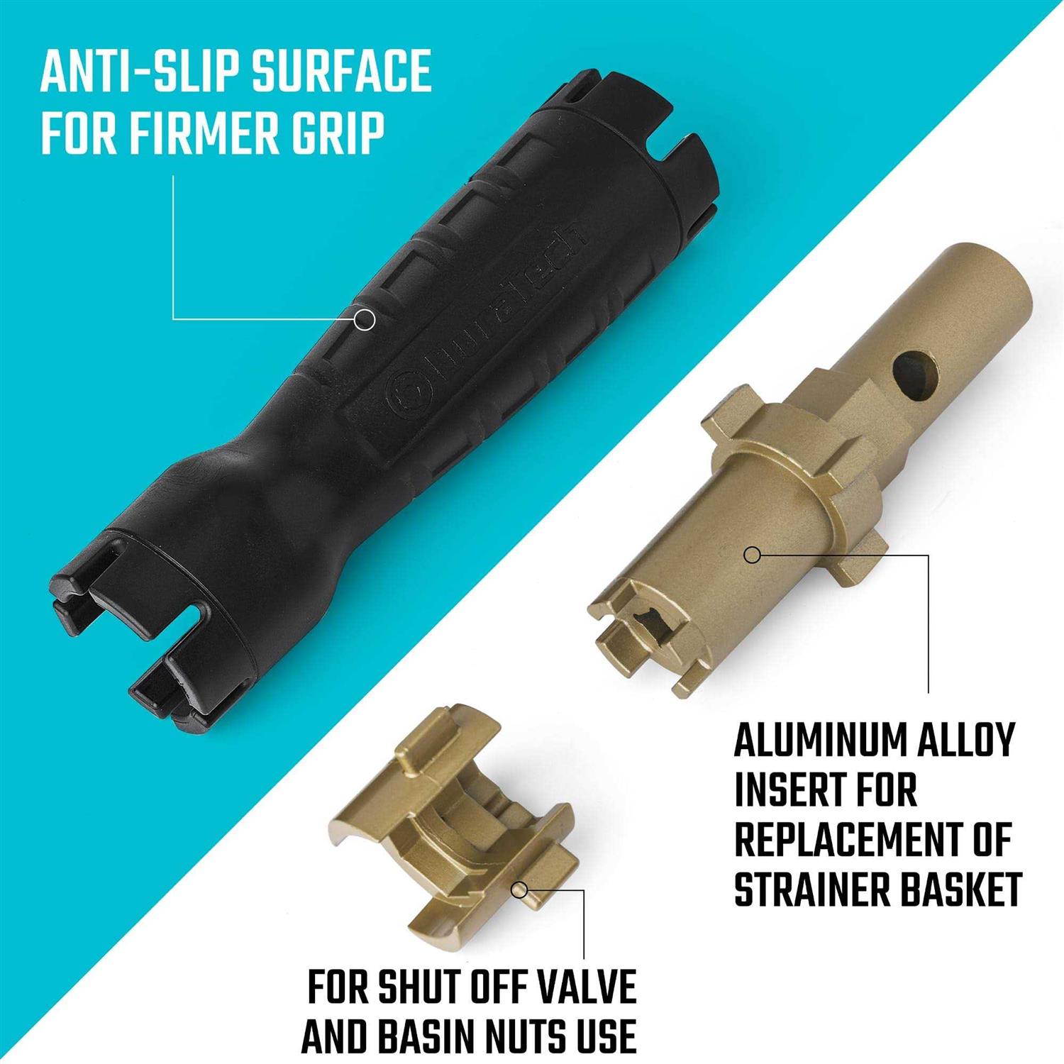 DURATECH Faucet Wrench, Sink Wrench, 8 in 1 Plumbing Wrench, Faucet Installation and Removal Tool for Plumbing Repair - Cheap Fitting