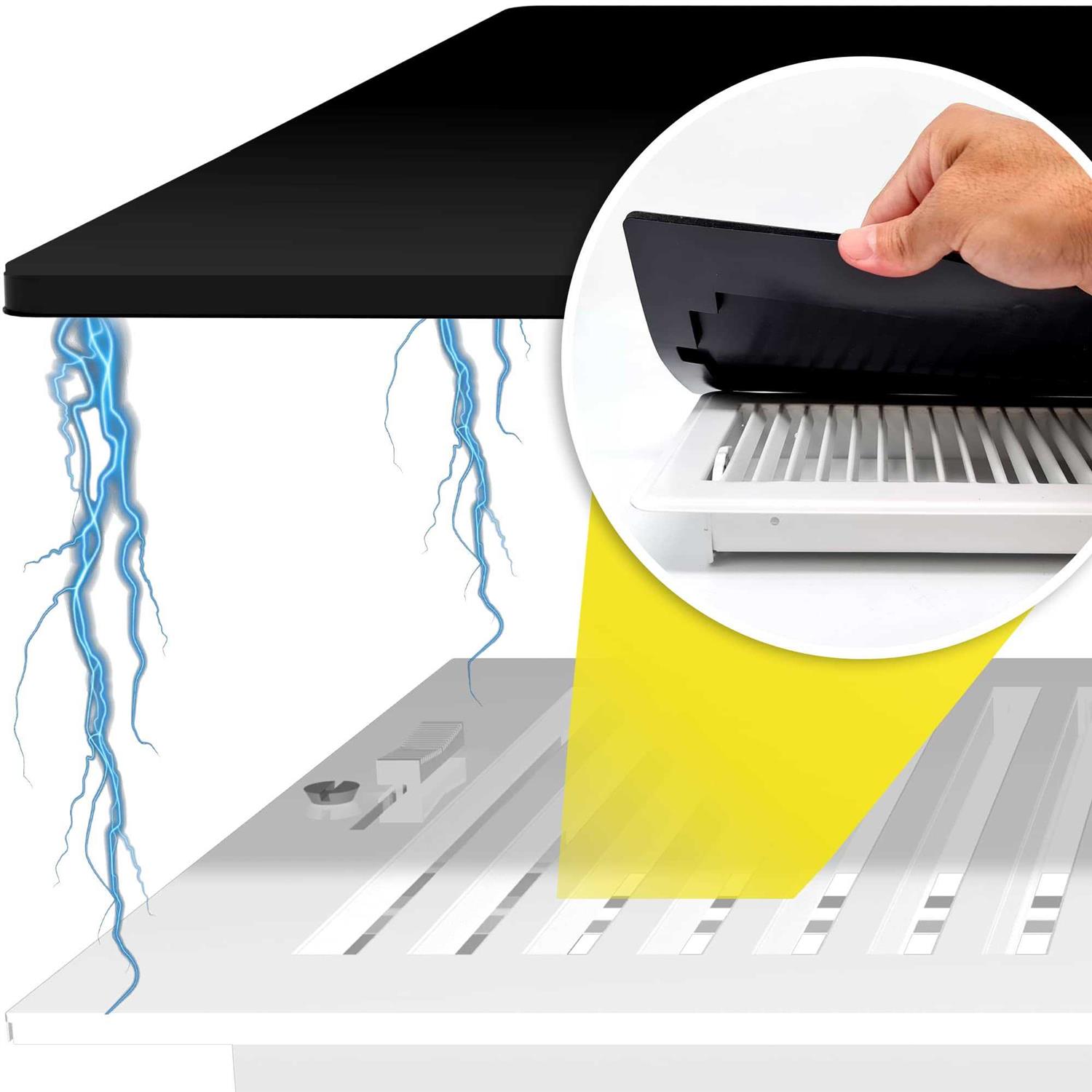 HMmagnets Powerful Magnetic Vent Covers That Will Never Fall Off - Cheap Fitting