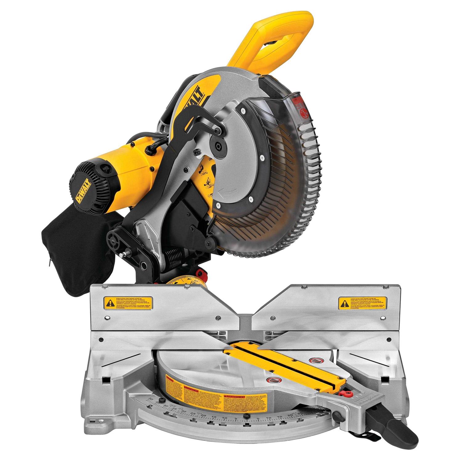 Dewalt DWS716XPS 15 Amp 12 in. Double-Bevel Compound Miter Saw with Cutline - Cheap Fitting