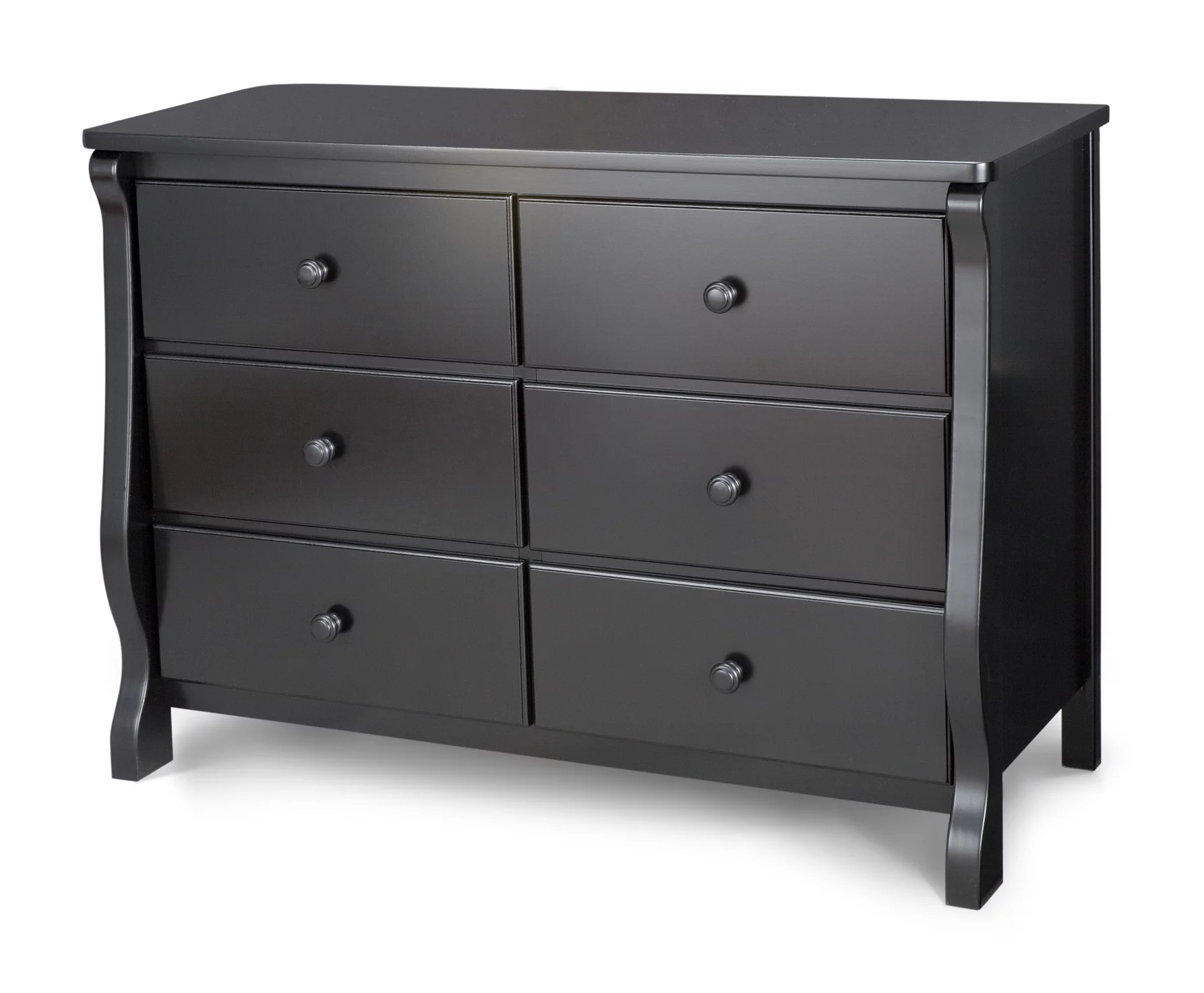 Delta Children Universal 6 Drawer Dresser with Interlocking Drawers - Greenguard Gold Certified, Dark Chocolate - Cheap Fitting