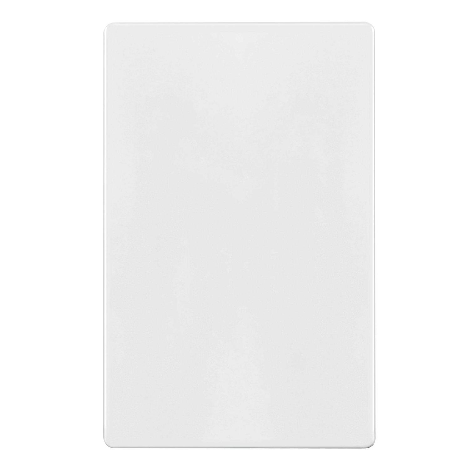 Enerlites Screwless Blank One-Gang Wall Plate - Cheap Fitting