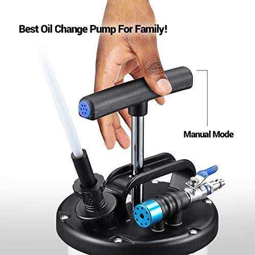 Ewk Patented 6.5l Pneumatic/manual Oil Extractor Change Pump For Automotive Fluids Vacuum Evacuation - Cheap Fitting