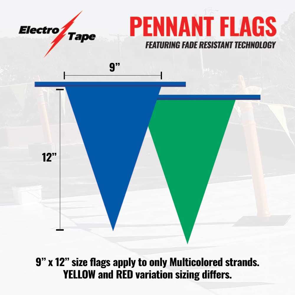 Pennant Banner Flags OSHA 500lb Rated Safety Rooftop Flagging Barrier Traffic Party & Events - Cheap Fitting