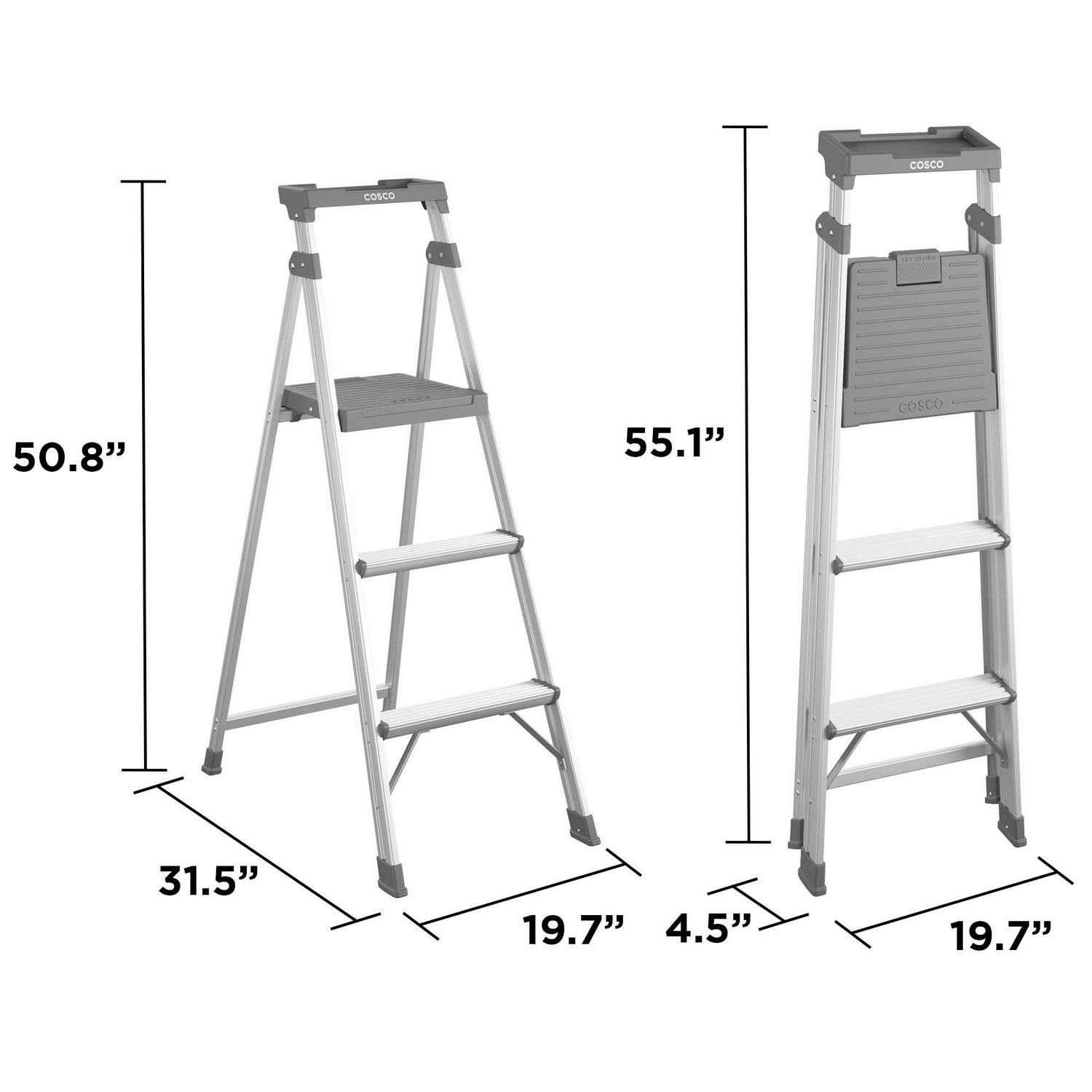 Cosco Lite Solutions 3-Step Step Stool - Cheap Fitting