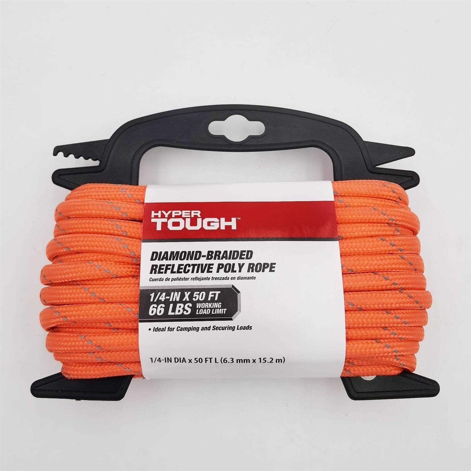 Hyper Tough Diamond Braided Rope - Cheap Fitting