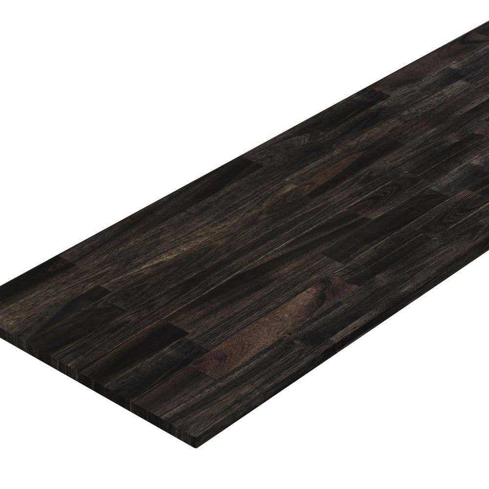 Interbuild Acacia 6 ft. L x 25 in. D x 1.5 in. T Butcher Block Countertop Stain - Cheap Fitting