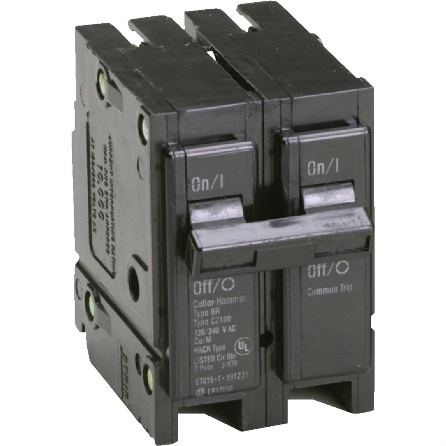 Eaton BR270 Double Pole Circuit Breaker - Cheap Fitting