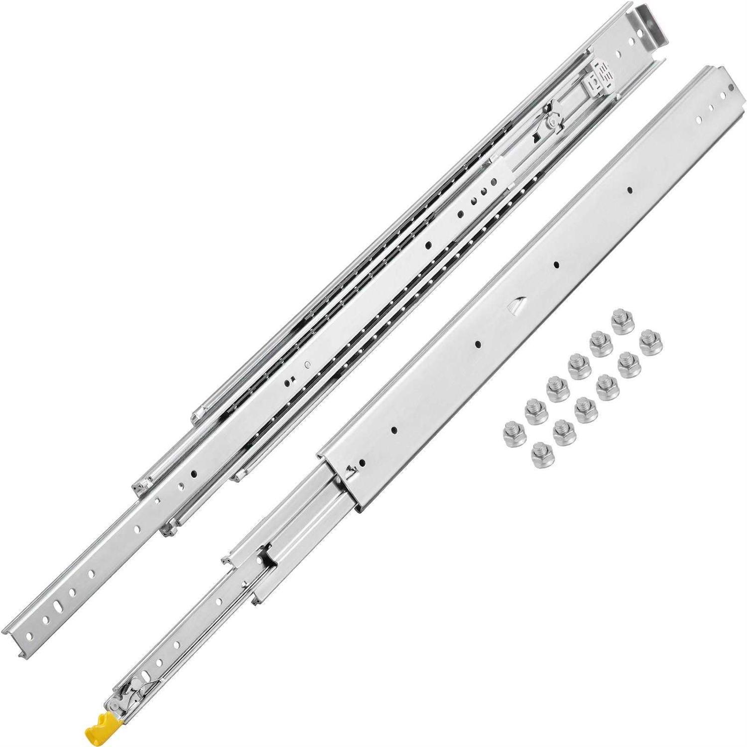 VEVOR 18” Heavy Duty Drawer Slides 500lbs Ball Bearing W/Lock CTDG48YC500B00001V0 - Cheap Fitting