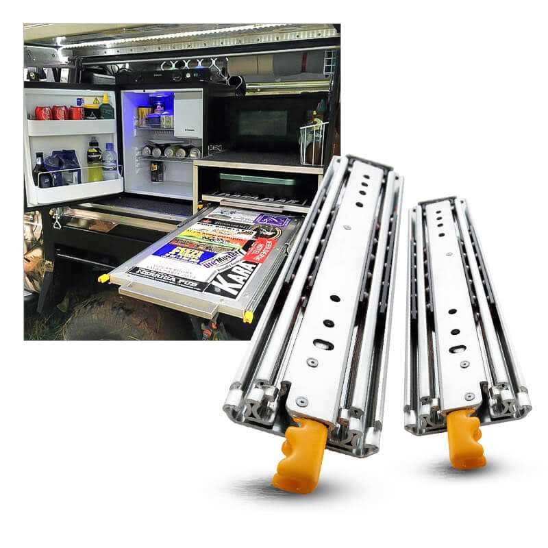 AOLISHENG Heavy Duty Ball Bearing Drawer Slides With Lock High Load Bearing Drawer Runner - Cheap Fitting