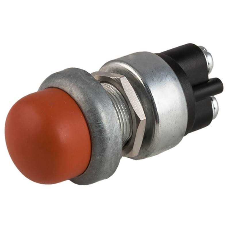 K4 Red Heavy Duty Momentary On 60 Amp Push Button Starter Switch 15-100-r - Cheap Fitting