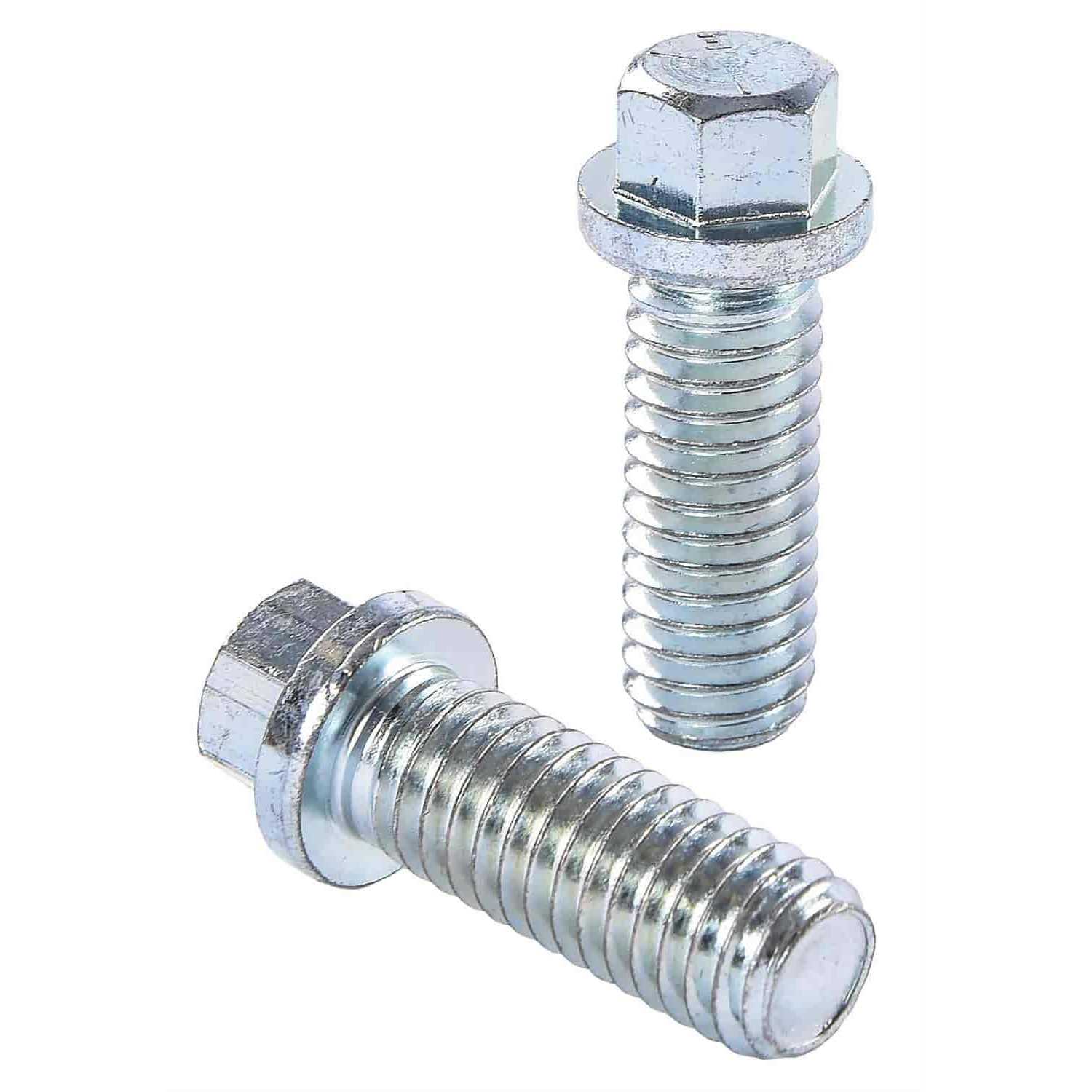 JEGS 30718 3/8 in.-16 Header Bolt Kit, Hex Head, 1 in. Long for Ford and Chevy - Cheap Fitting