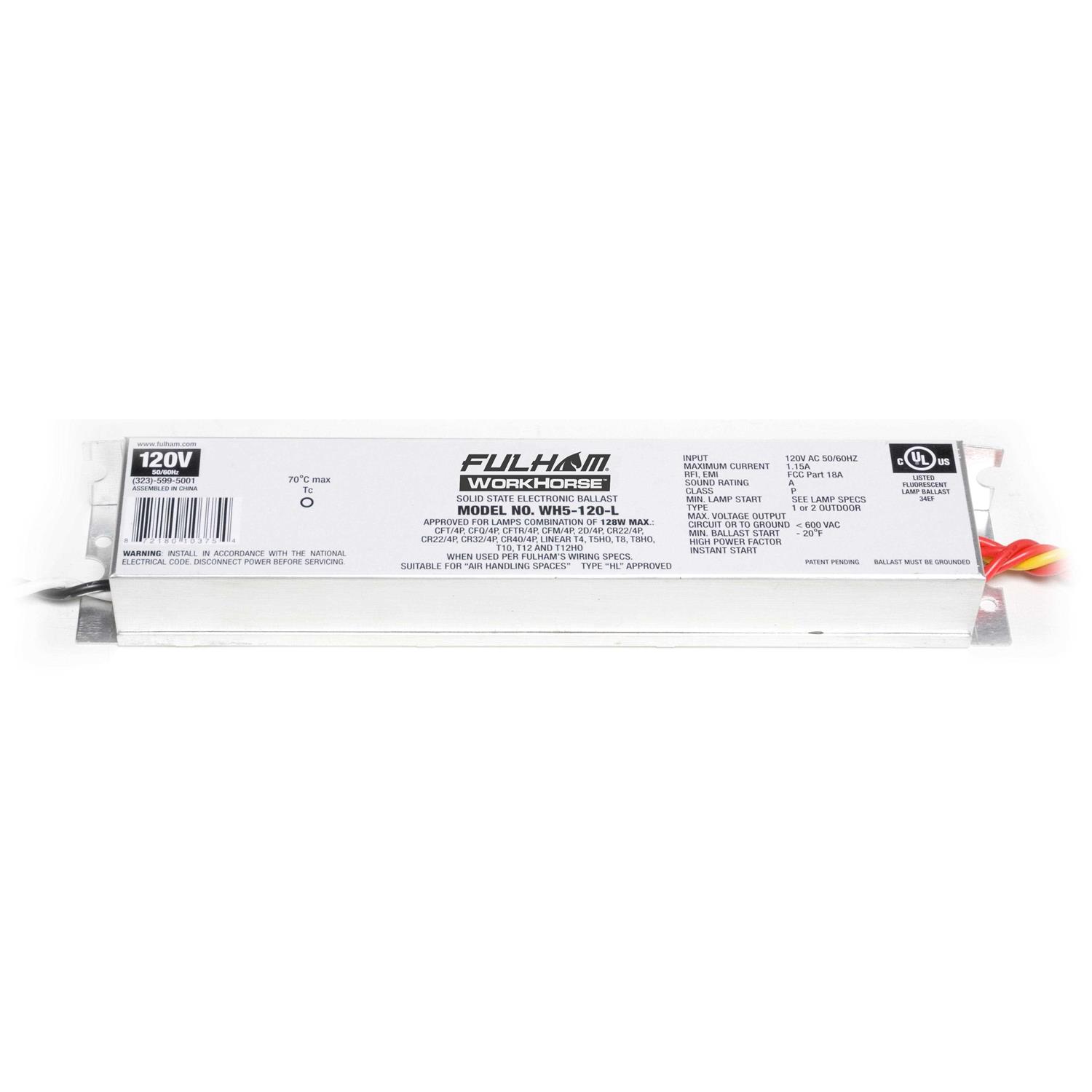 Fulham WH5-120-L Ballast - Cheap Fitting