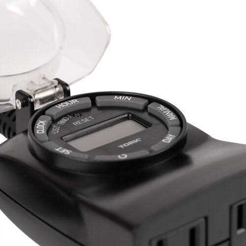 Tork 642E Plug In Timer,Blk,Outdoor,125V,Digital - Cheap Fitting