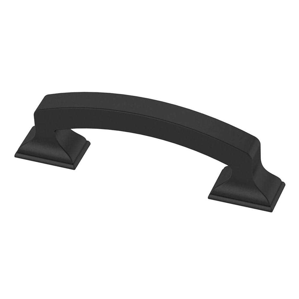 Liberty Classic Edge 3 in. Matte Black Cabinet Pull - Cheap Fitting