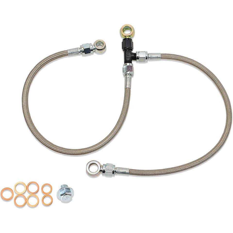 IAG Stock Location Turbo Oil Feed & AVCS Line For 2006-14 Subaru WRX - Cheap Fitting