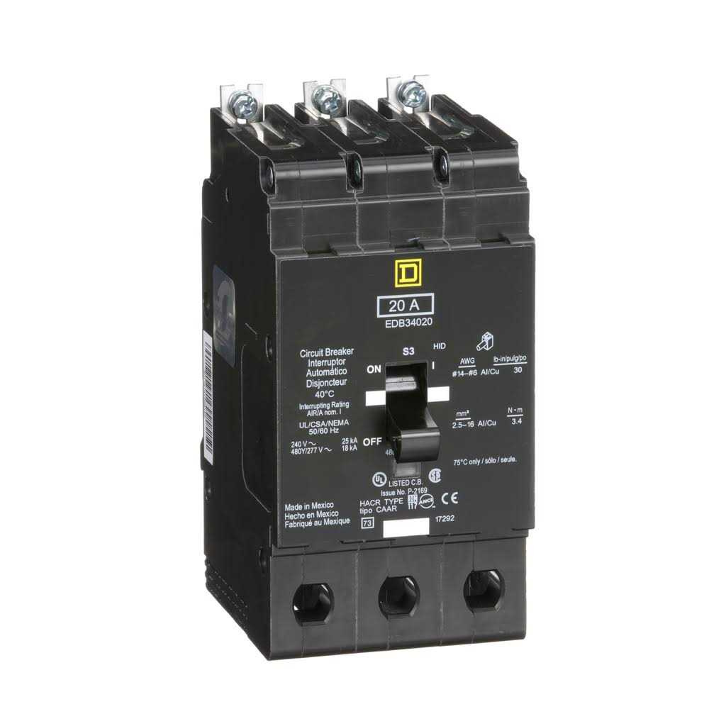 EDB34020 Square D Circuit Breaker - Cheap Fitting