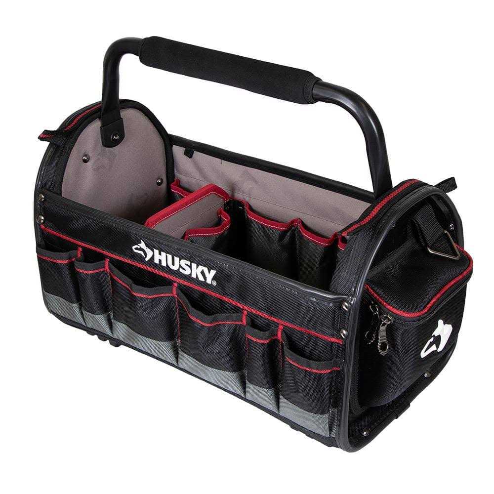 Husky 20 in. Pro Tool Tote with Removable Tool Wall - Cheap Fitting