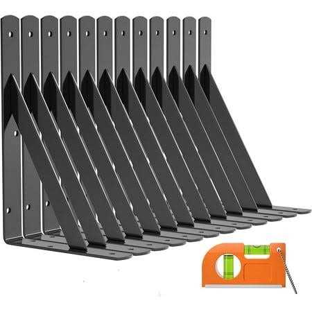 12-pack Heavy Duty Shelf Bracket Wall Fit Floating Shelves - Cheap Fitting