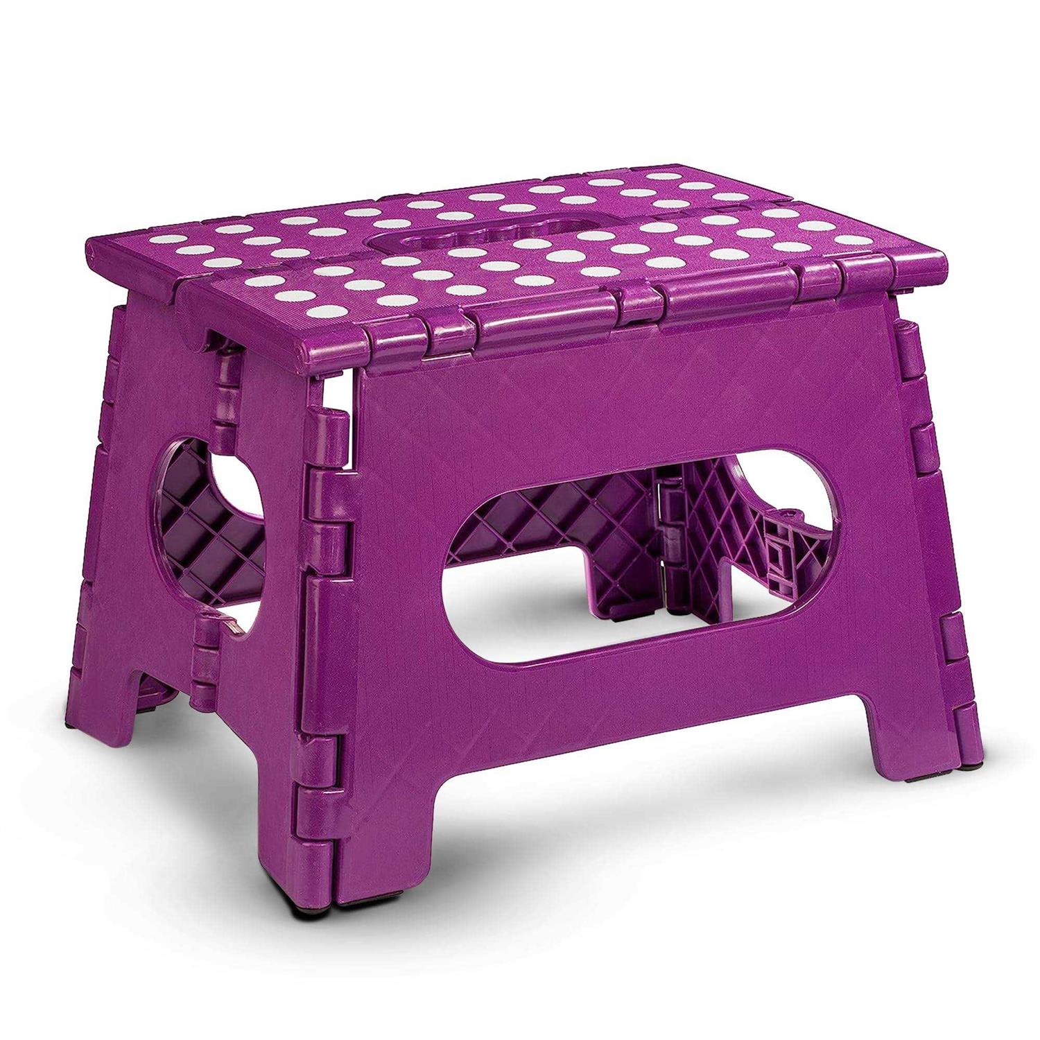 HandyLaundry Easy Open & Sturdy Anti-Skid Foldable Foot Step Stool - Cheap Fitting