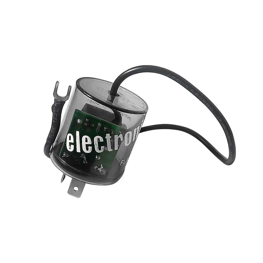 AMFRNE 2 Pin LED Flasher LED Compatible Fix Turn Signal & Hazard Warn Hyper Flash Flasher - Cheap Fitting