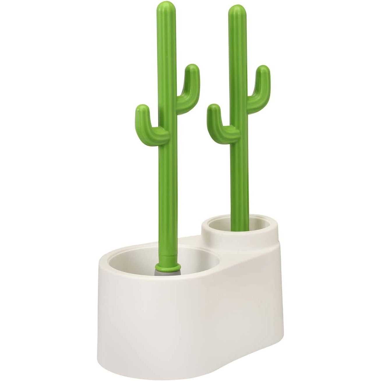 ALLOBUB Cactus Toilet Plunger and Brush Set for Bathroom Cleaning - Cheap Fitting