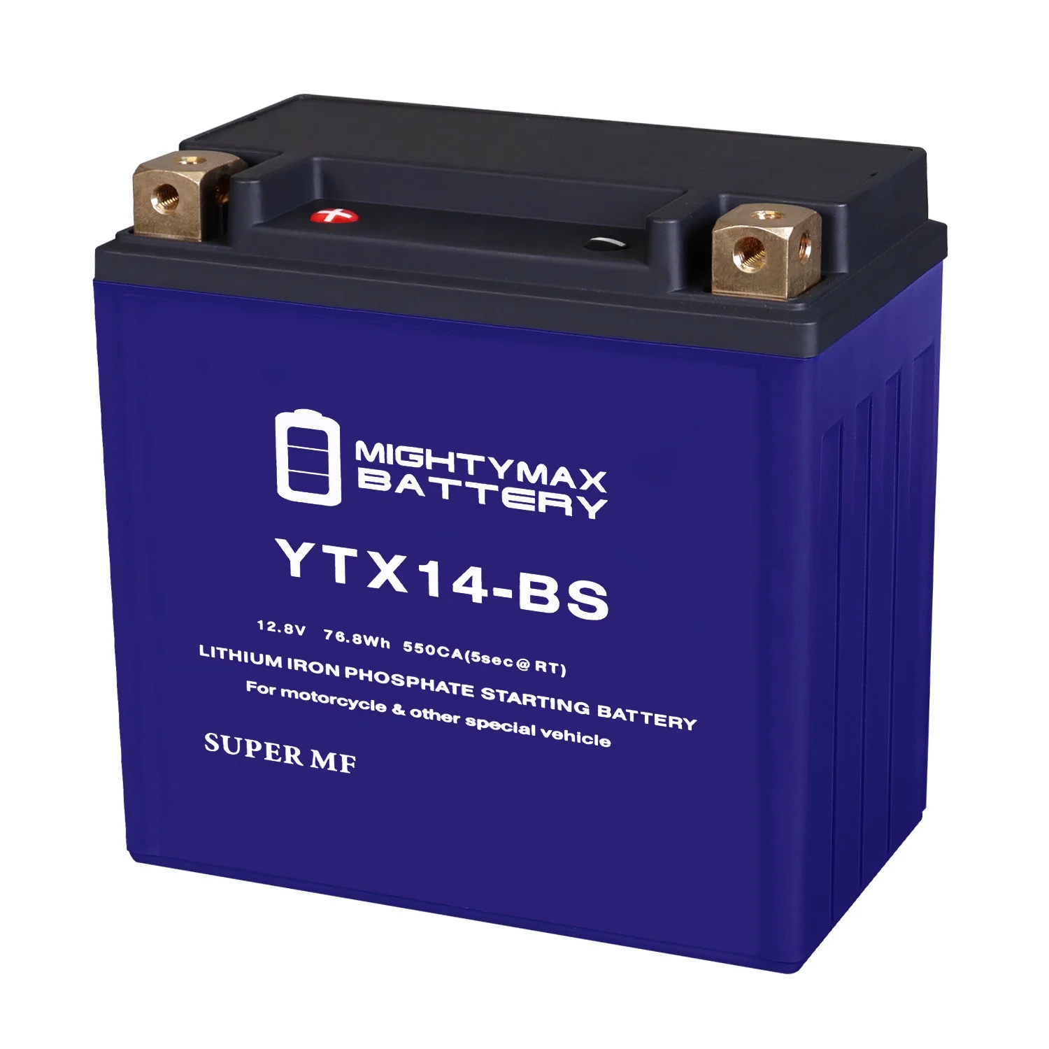 YTX14-BS Lithium Replacement Battery Compatible with Honda UTV MUV700 Big Red 700 - Cheap Fitting