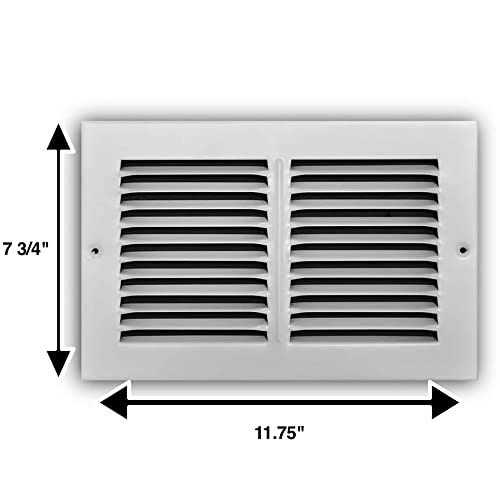 Rocky Mountain Goods Air Return Grille Heavy Duty Steel With Premium Finish Includes Full Installation Kit Louvered Design Paintable Vent Cove - Cheap Fitting