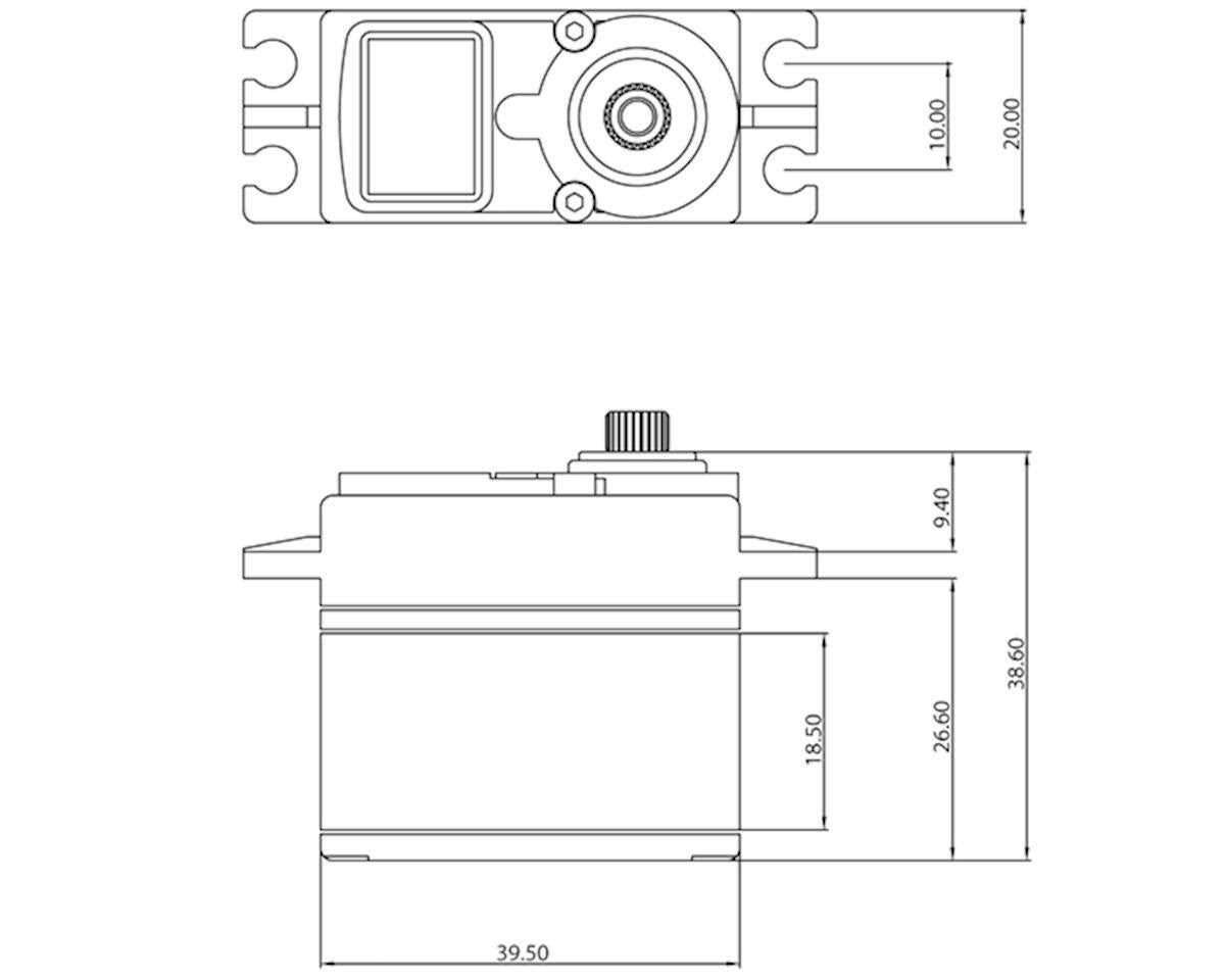 Protek RC 100SS Standard Digital Super Speed Metal Gear Servo - Cheap Fitting