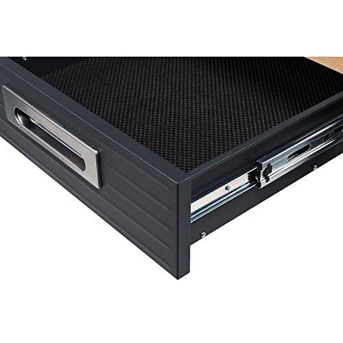 UltraHD Lighted Workcenter w/ Wood Top and Pegboard, Graphite - Cheap Fitting