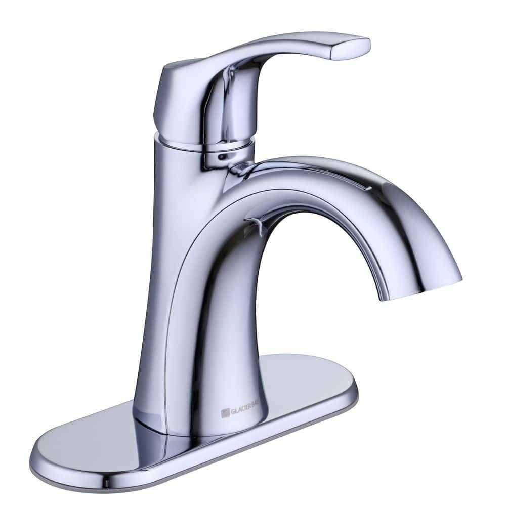 Glacier Bay Arnette Single Handle Single Hole Bathroom Faucet - Cheap Fitting