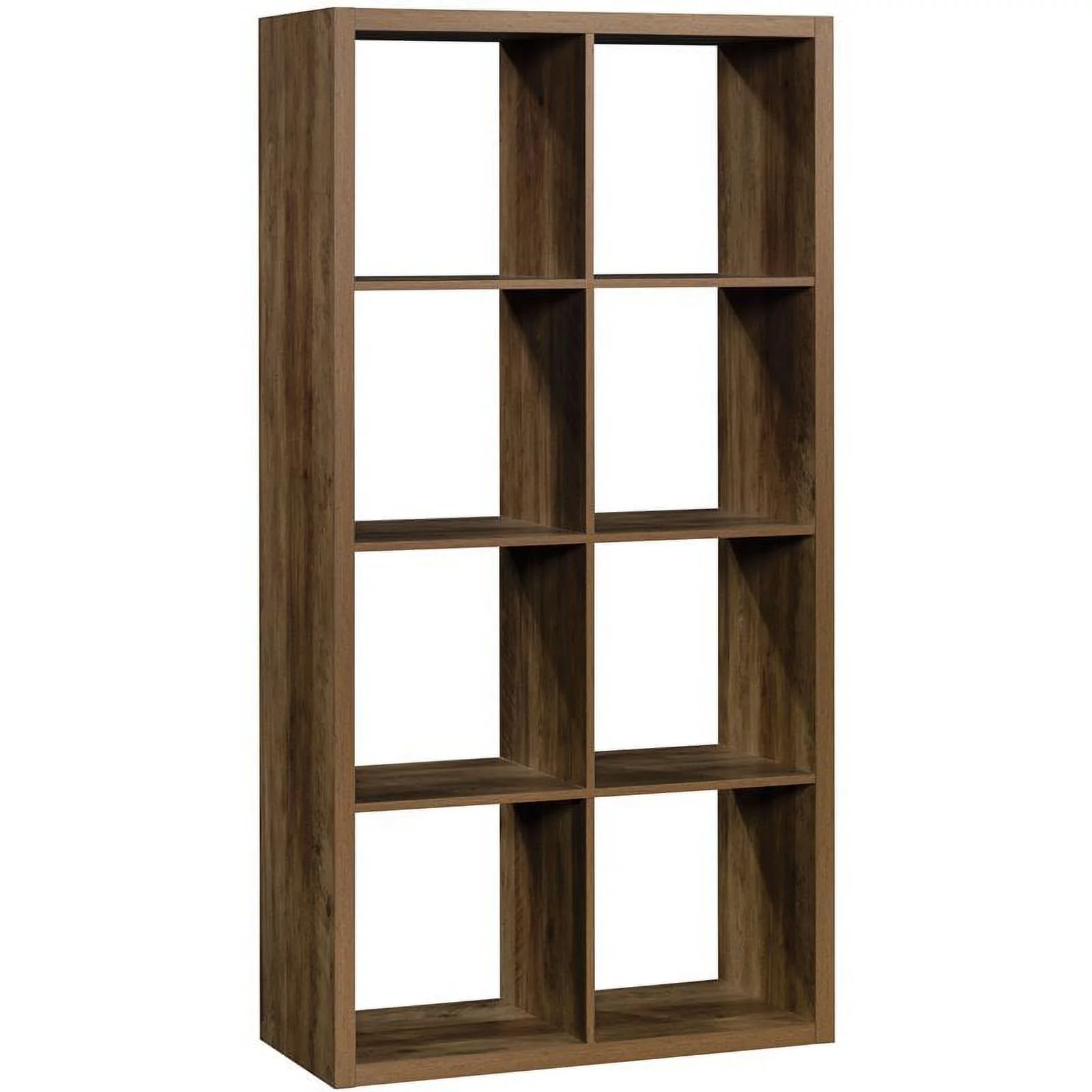 Sauder 8-Cube Organizer Storage Bookshelf, Mystic Oak Finish - Cheap Fitting