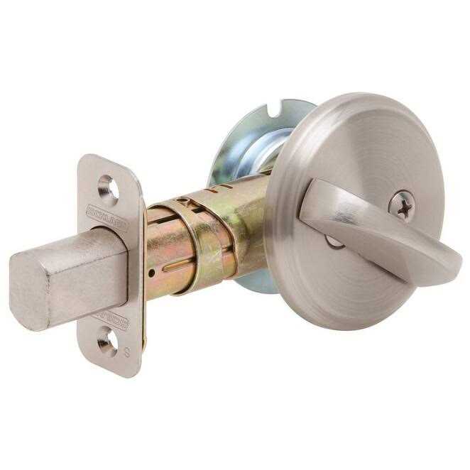 Schlage B80716 One-Sided Deadbolt Aged Bronze - Cheap Fitting