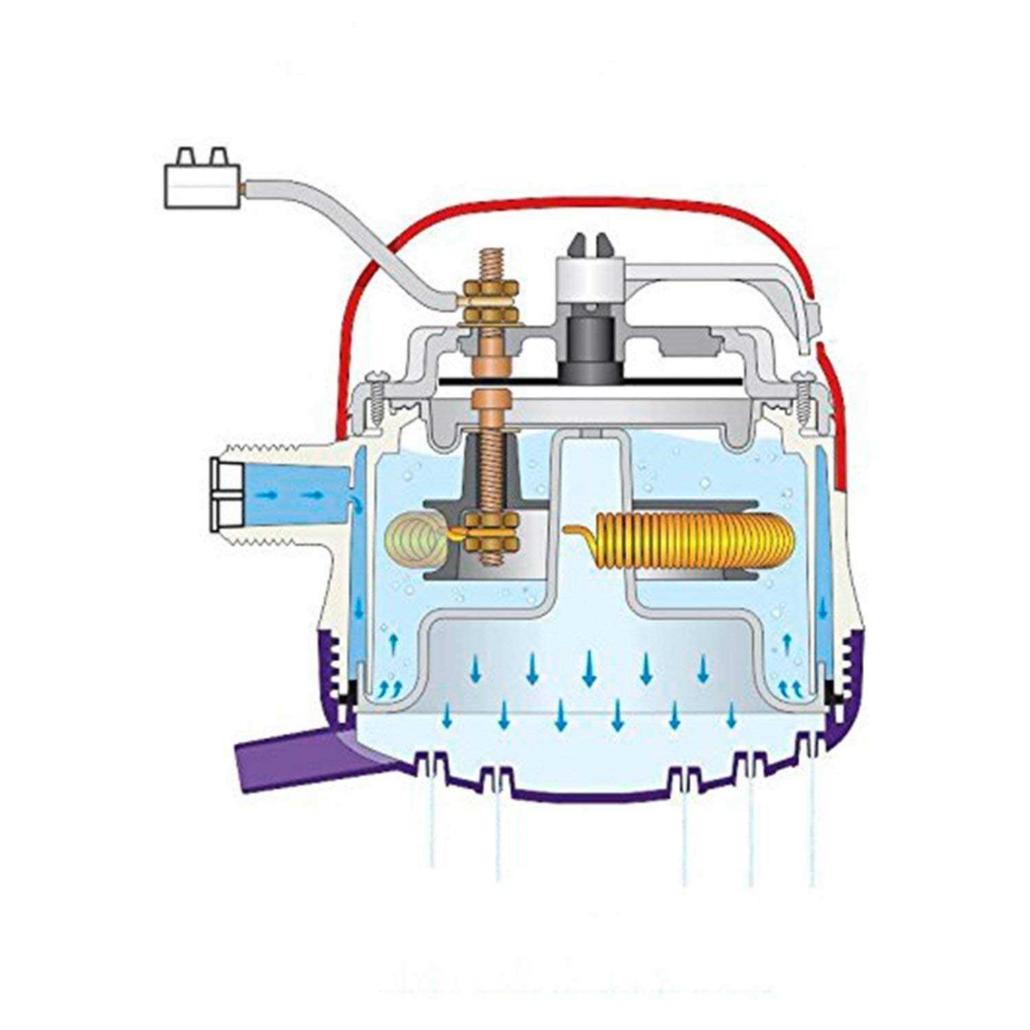 GARLAT Boccherini Electric Instant Hot Water Shower Head Heater - Cheap Fitting