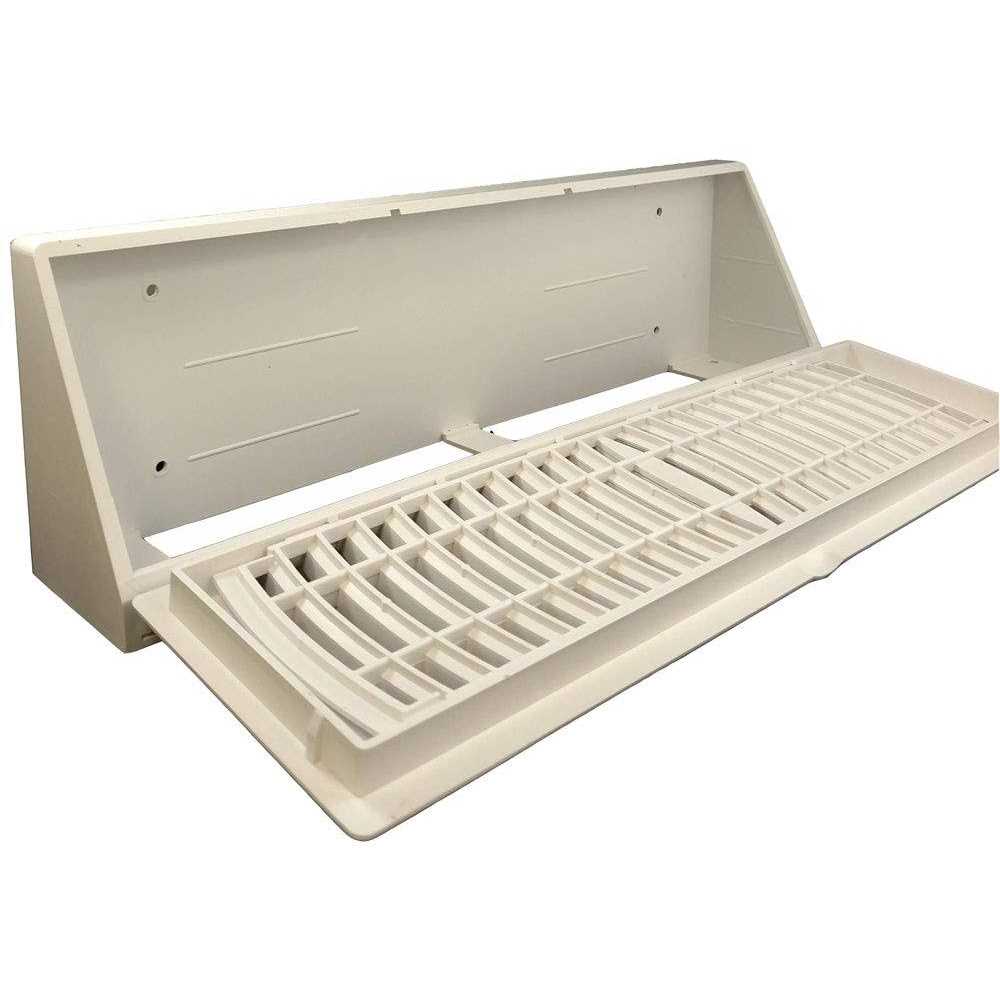 TruAire Brown Plastic Triangular Baseboard Register - Cheap Fitting