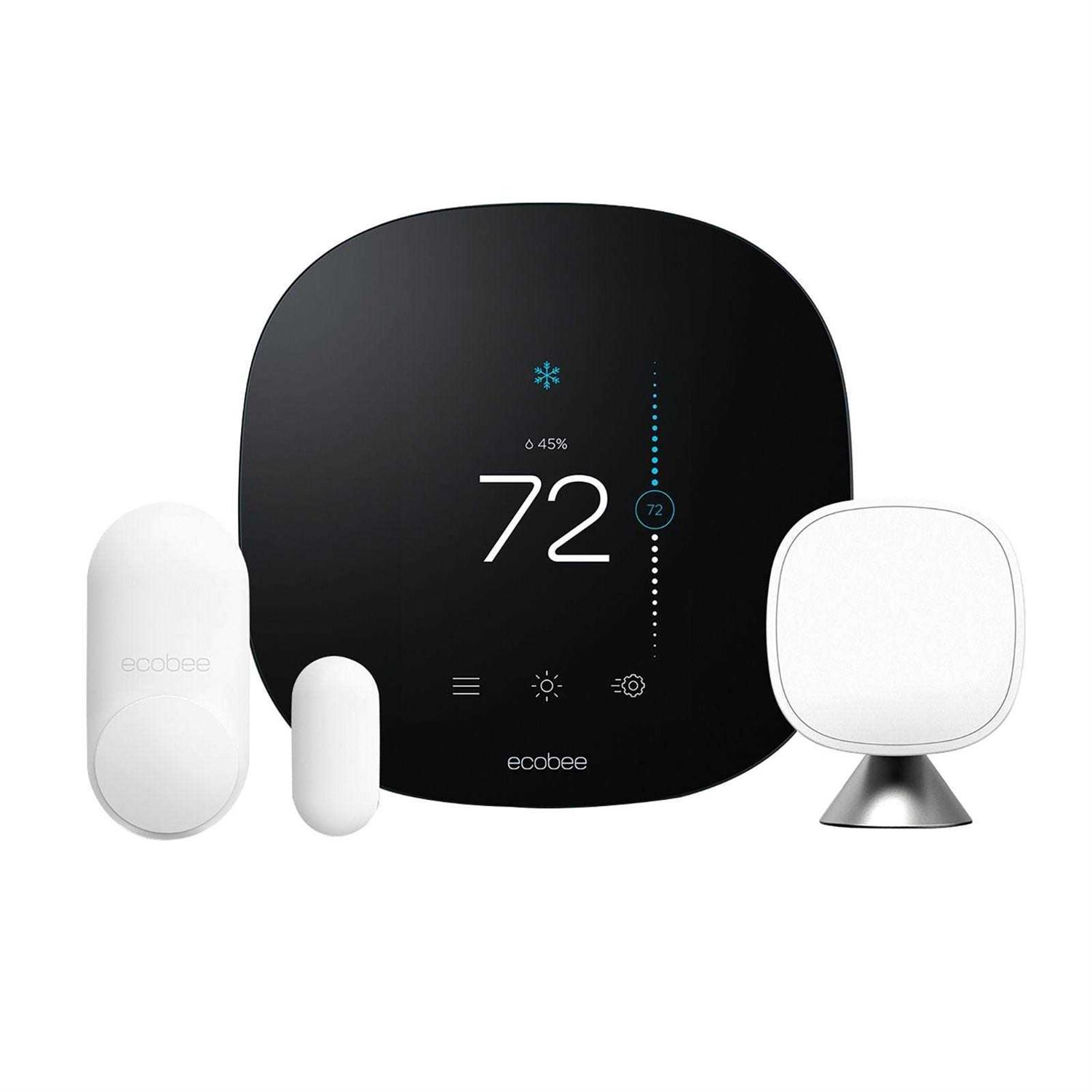 Ecobee Smart Thermostat with Whole Home Sensors - Cheap Fitting