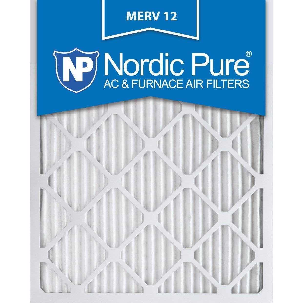 Nordic Pure MERV Pleated Plus Carbon AC Furnace Air Filters - Cheap Fitting