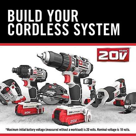 Porter-Cable PCC685LCK 20V MAX 4 Ah Lithium-Ion Battery and Rapid Charger Starter Kit - Cheap Fitting