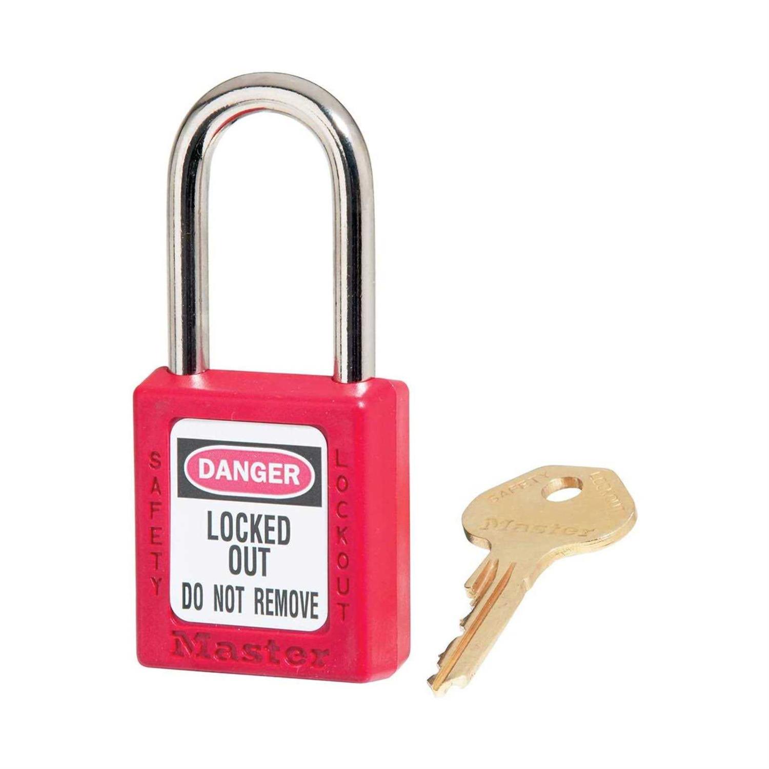 Master Lock Safety Padlock 410RED - Cheap Fitting