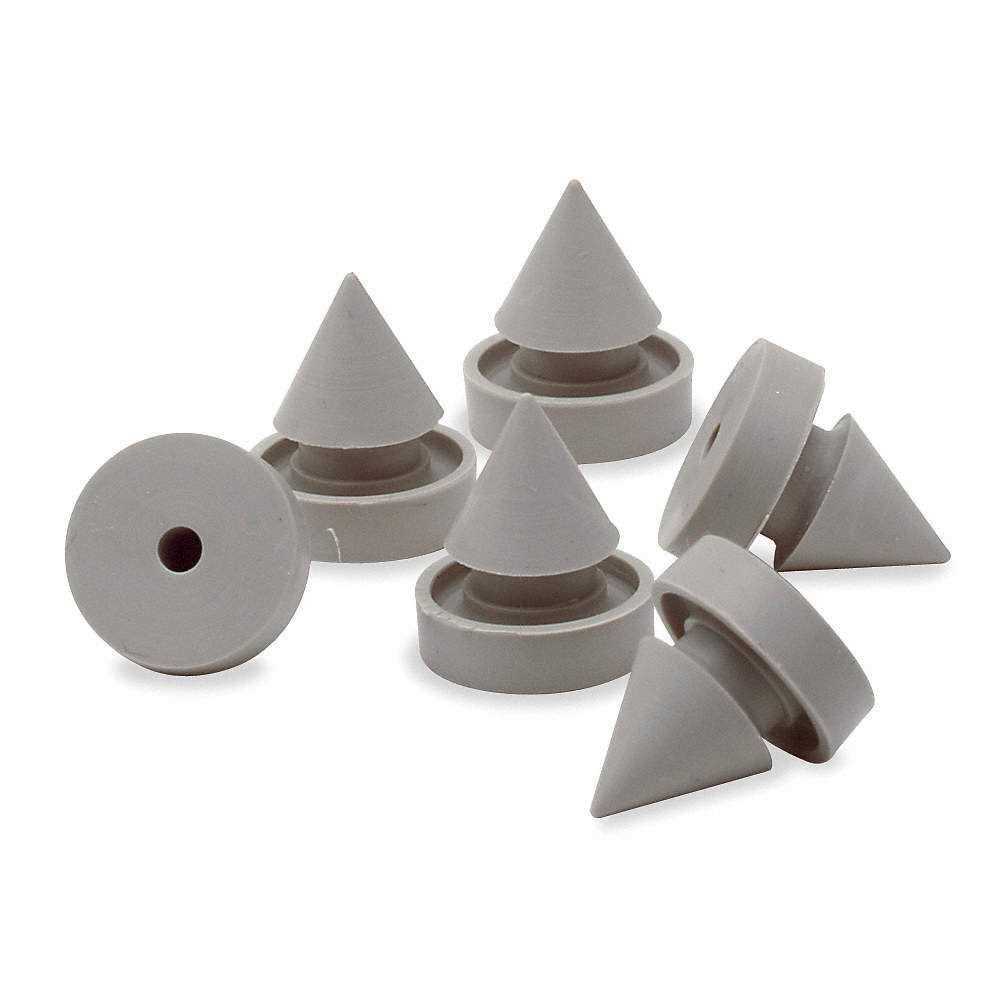 ZORO SELECT Door Silencer Pk10 4JG85 - Cheap Fitting