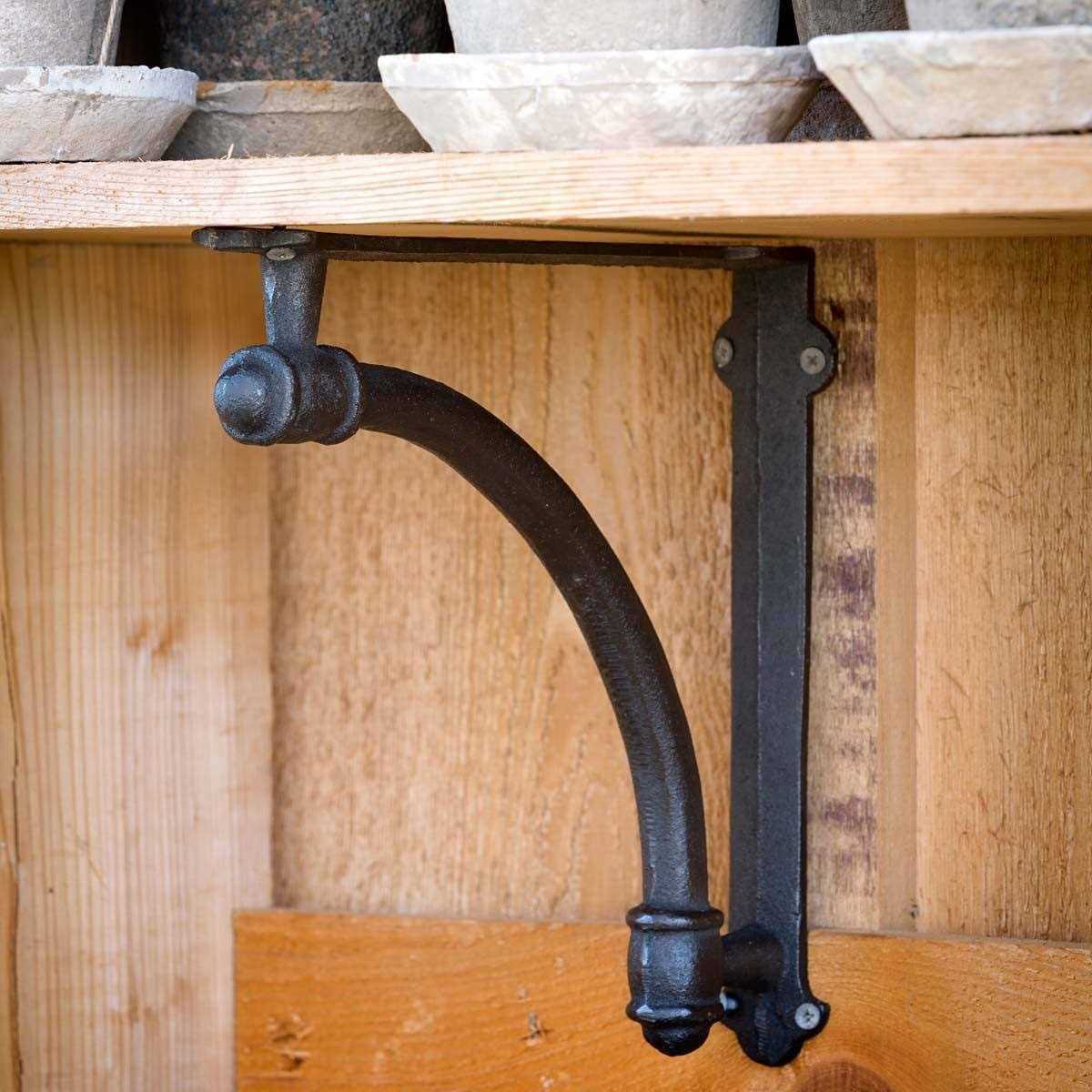 Park Hill Collection Arched Iron Shelf Bracket - Cheap Fitting