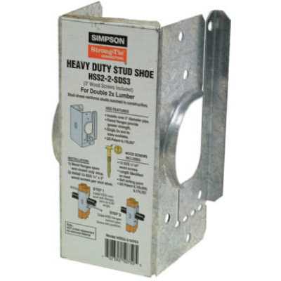 Simpson Strong-Tie HSS2-2-SDS3 Stud Shoe with Screws - Cheap Fitting