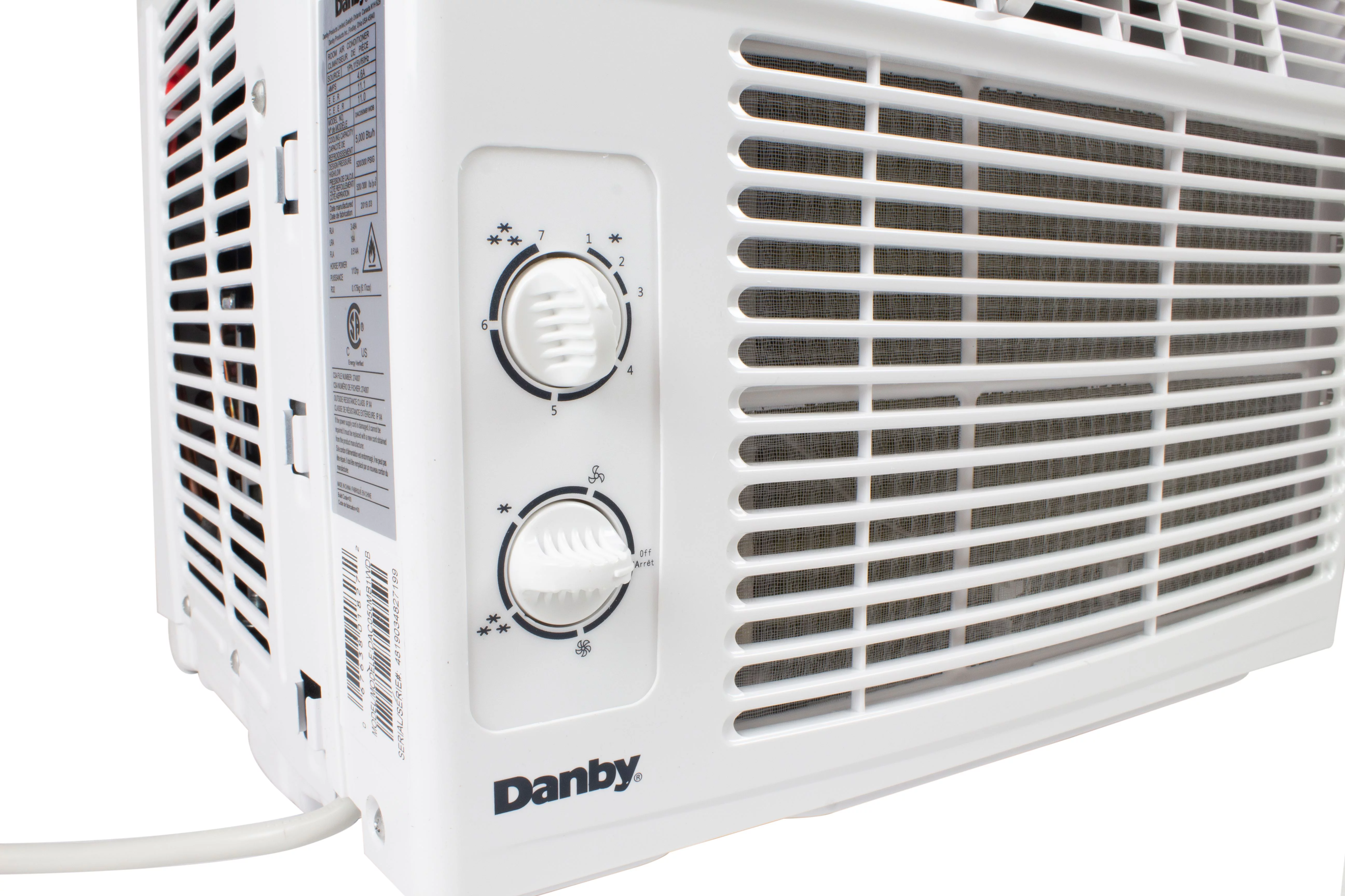 Danby DAC050MB1WDB 5000 BTU Window AC in White - Cheap Fitting