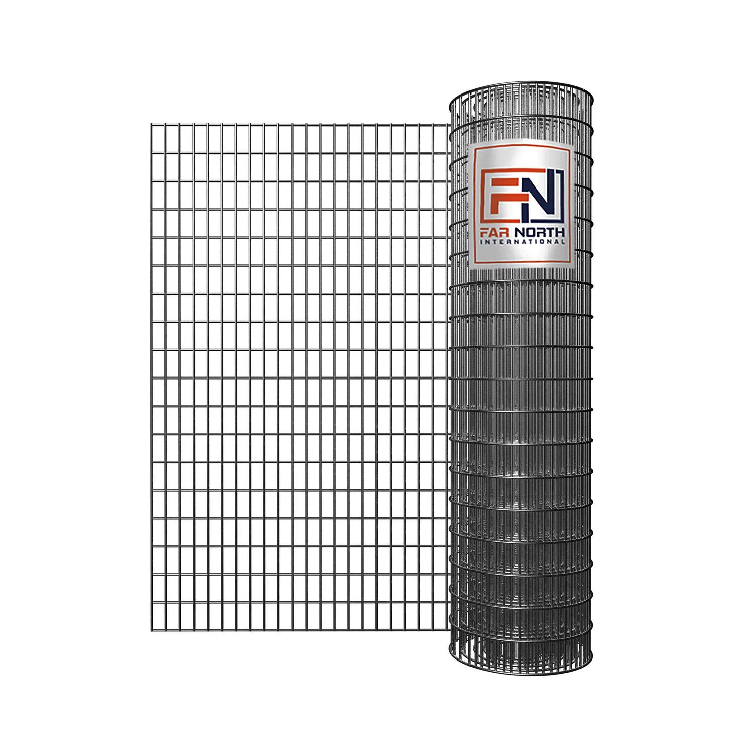 Far North International 50 ft. 14-Gauge Galvanized Welded Wire with 2 in. x 4 in. Mesh W14605024 - Cheap Fitting