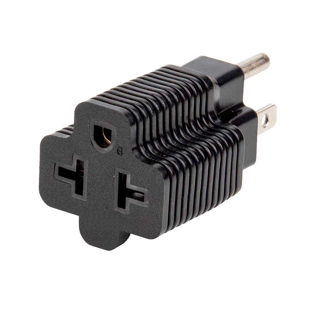 4-in-1 15 Amp Household AC Plug to 20 Amp T Blade Adapter,5-15P to 5-20R,5-15P to 6-15R,5-15P to 6-20R - Cheap Fitting