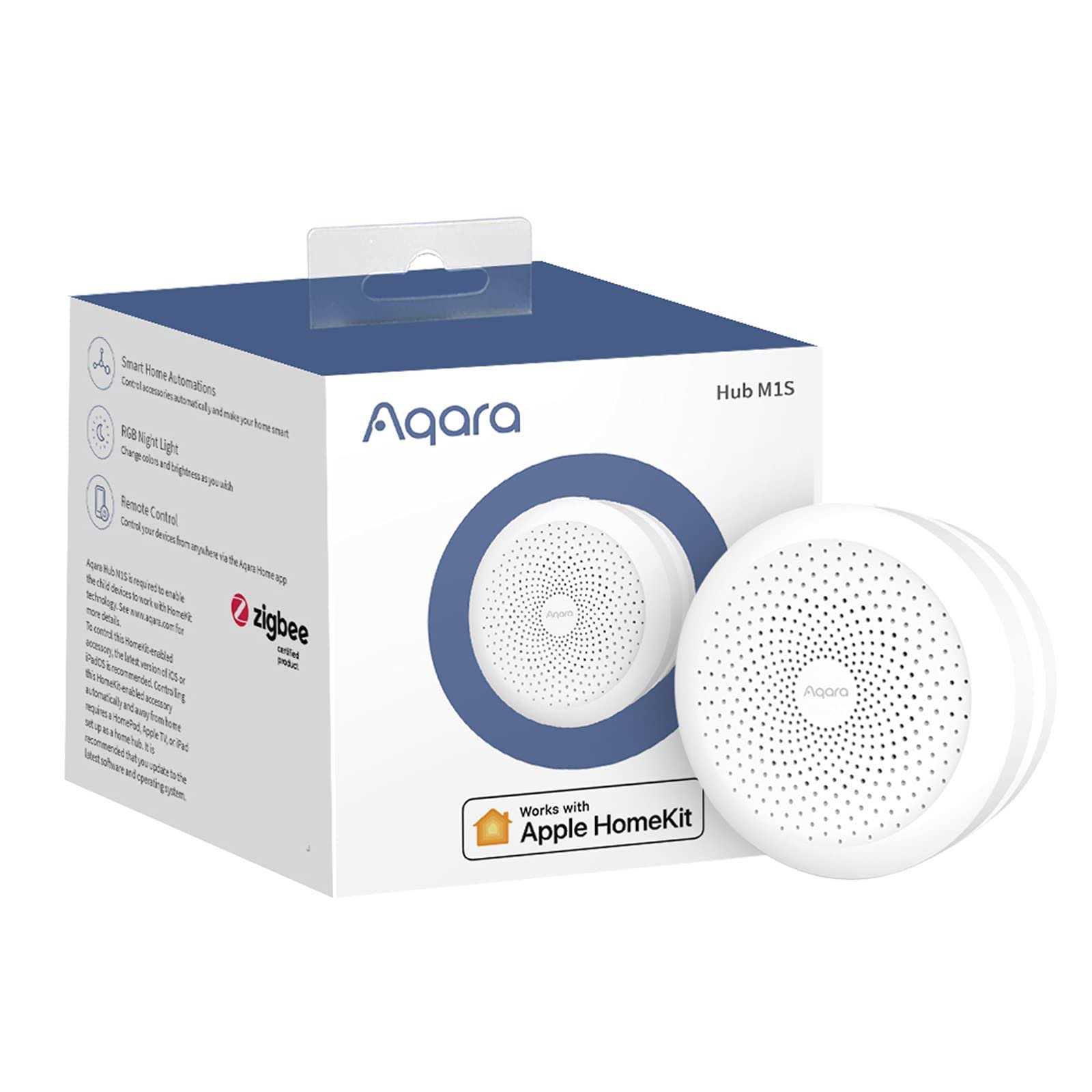 Aqara Hub M1S Gen 2, Wireless Smart Home Bridge for Alarm System, Home Automation, Remote Monitor and Control - Cheap Fitting