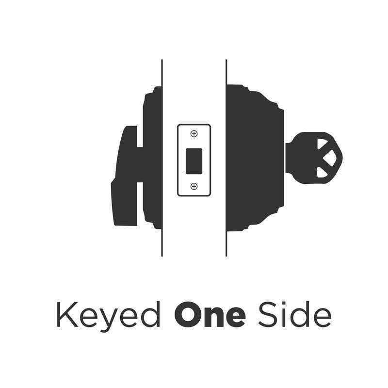 Kwikset Single Deadbolt Venetian Bronze - Cheap Fitting