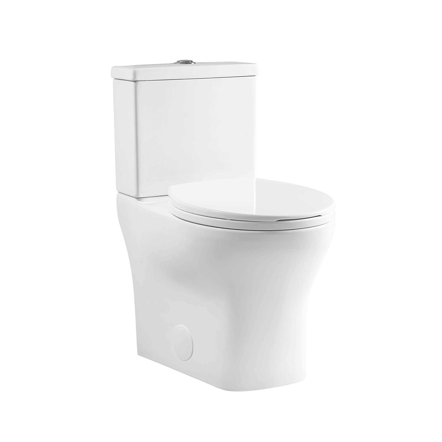 Swiss Madison Sublime II Two Piece Round Toilet Dual-Flush 0.8/1.28 GPF - Cheap Fitting