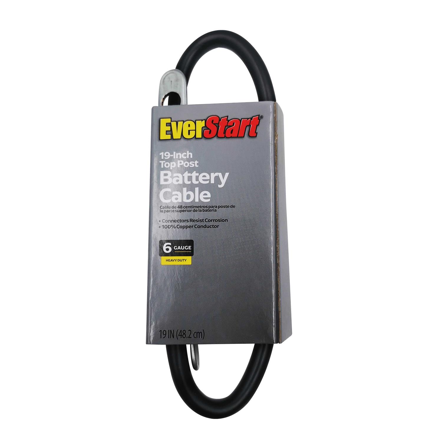 Everstart 6 Gauge Top Post Battery Cable - Cheap Fitting