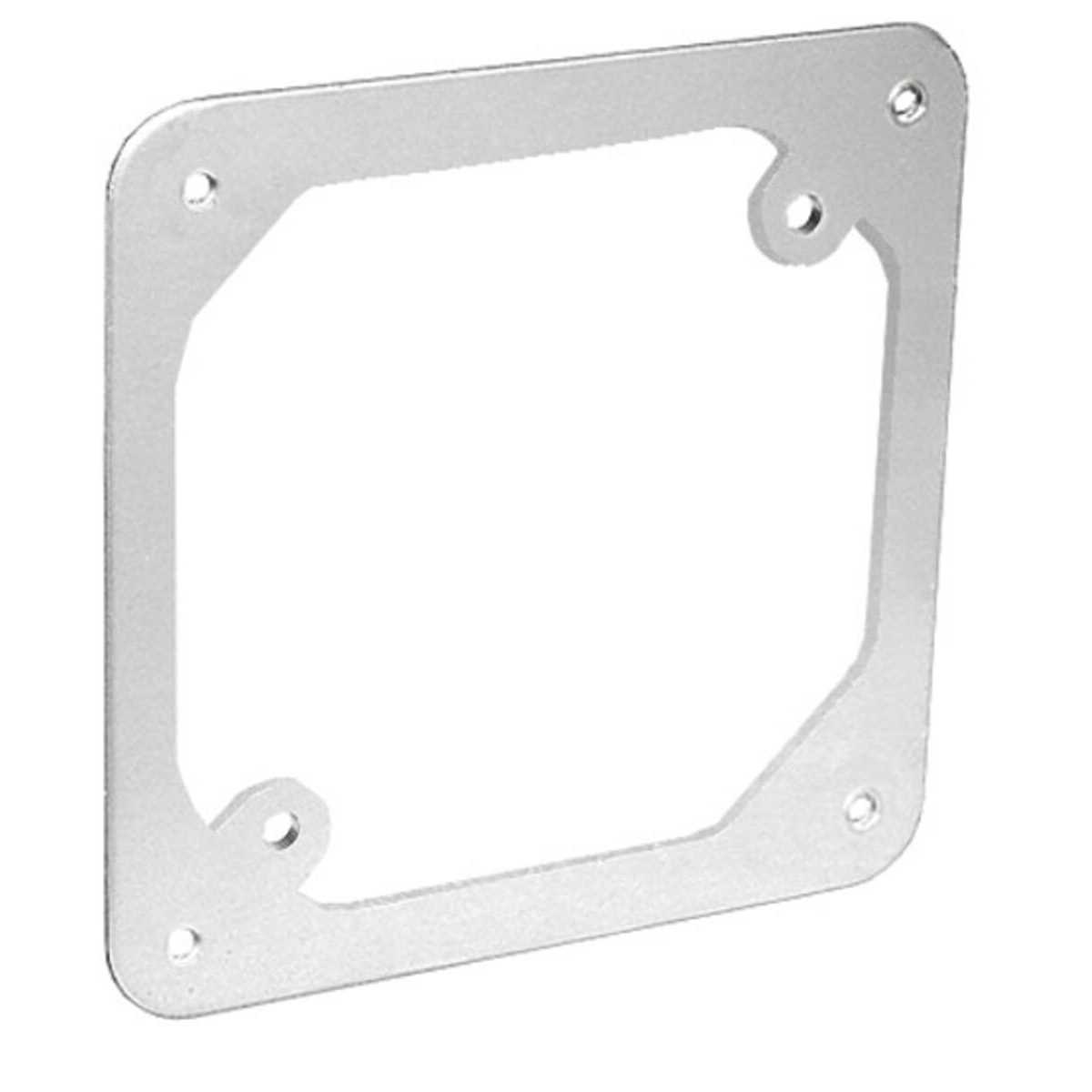 Garvin 52C1-OCT 4 inch Square Flat Cover with Mounting Hole; Steel, Box Mount - Cheap Fitting