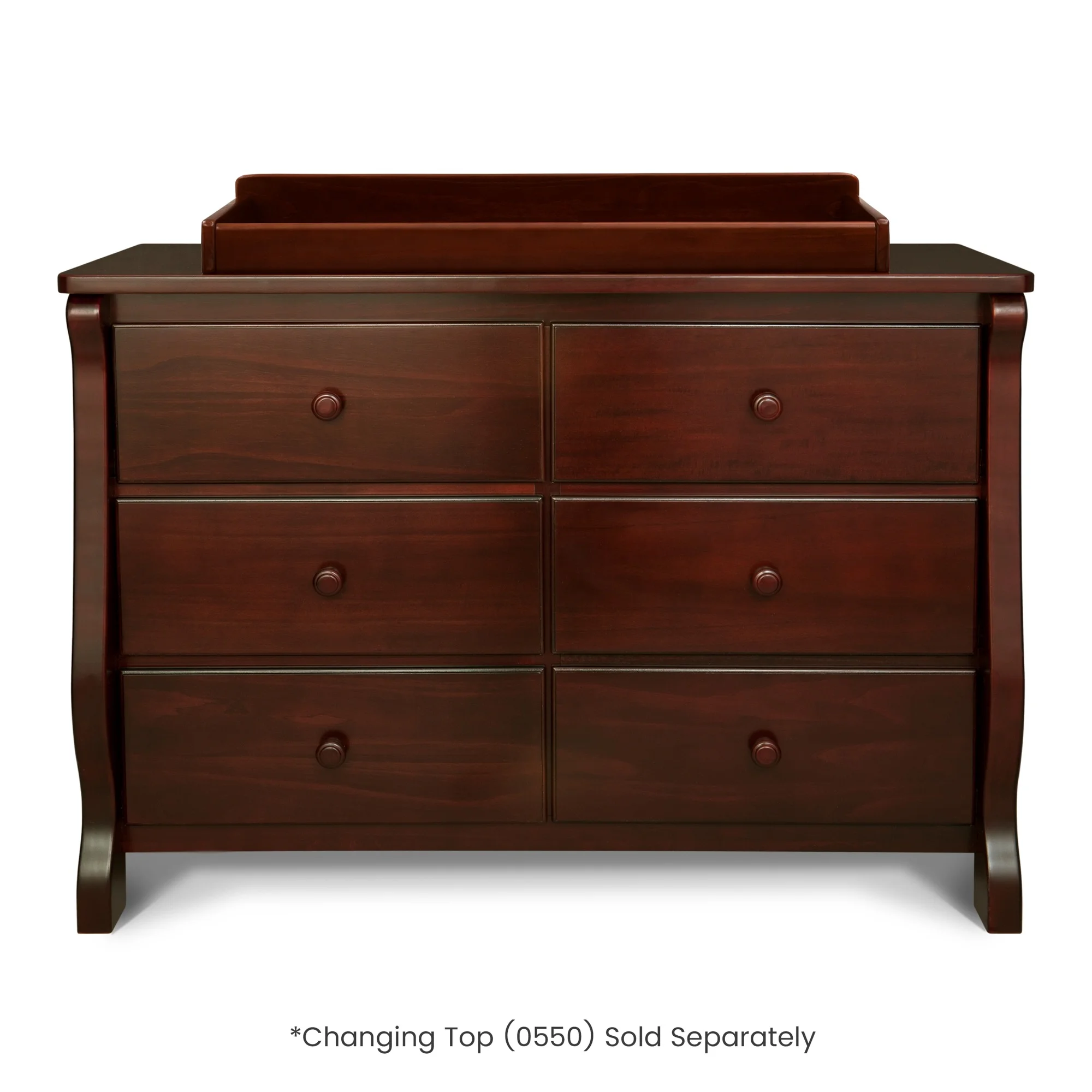 Delta Children Universal 6 Drawer Dresser with Interlocking Drawers - Greenguard Gold Certified, Dark Chocolate - Cheap Fitting